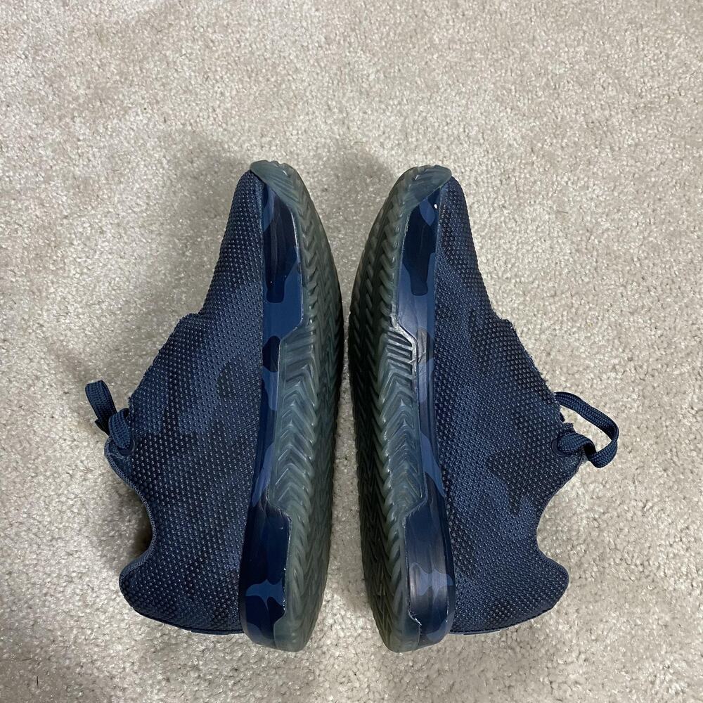 NOBULL Trainer Shoes Womens 7 Blue Camo Low Top Athletic Sneakers Workout - Picture 5 of 8
